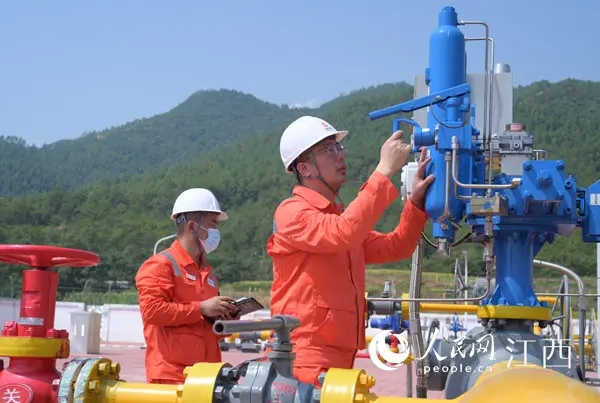 国家管网西气东输中原天然气公司顺利向白9储气库供气